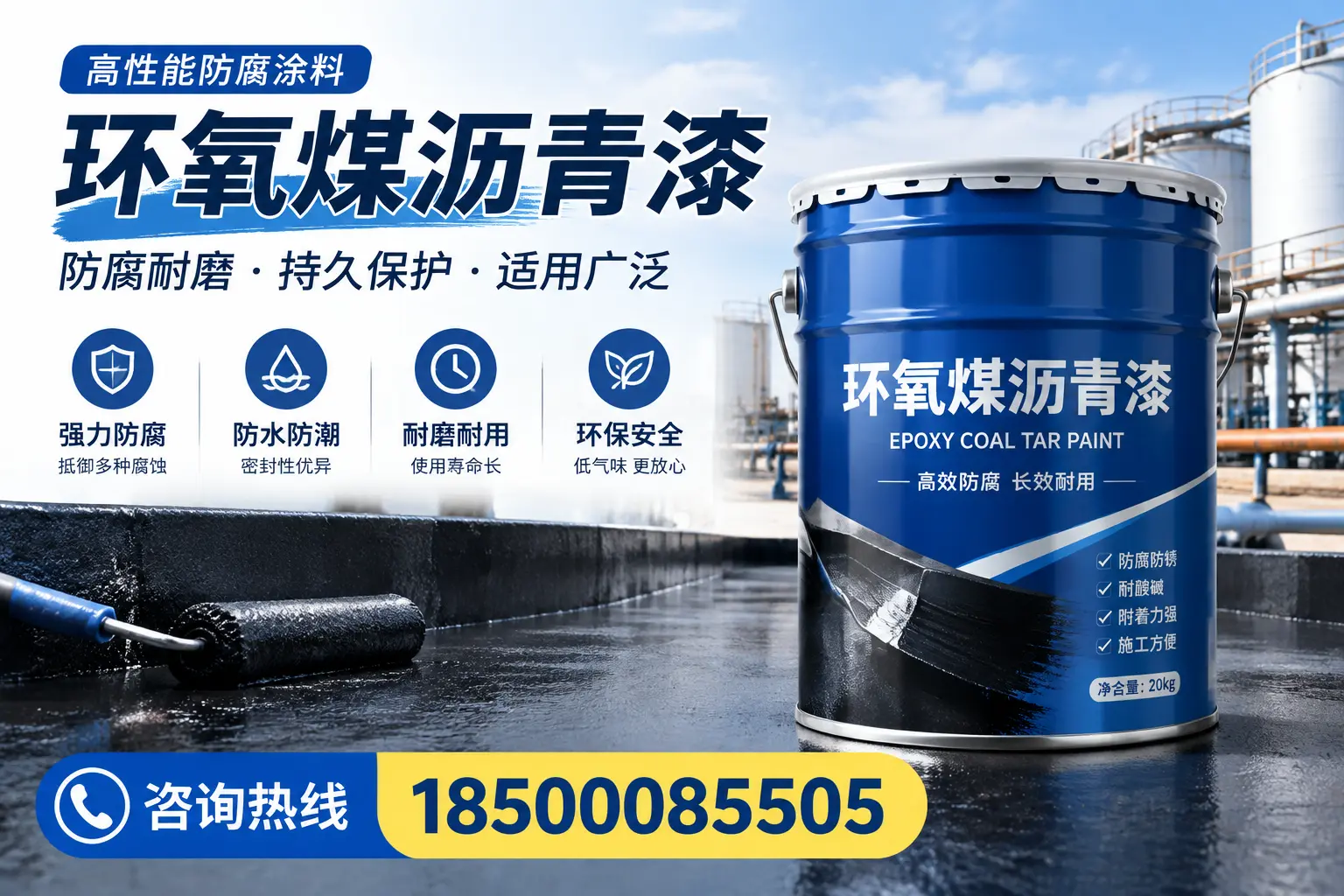 环氧煤沥青漆与传统涂料的对比,哪种更适合济宁?